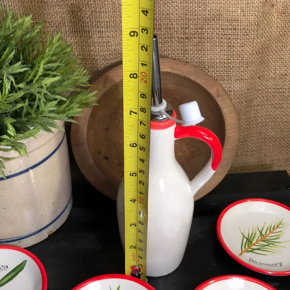 Oil Carafe Set Snacks Bread Herb Serving Set